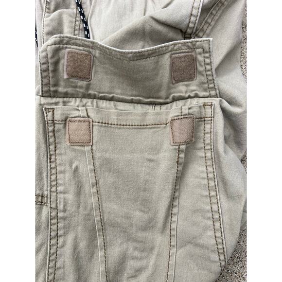 George Pants Men Size Medium (32-34) Khaki Tan Elastic Waist Joggers Pockets - Picture 5 of 8